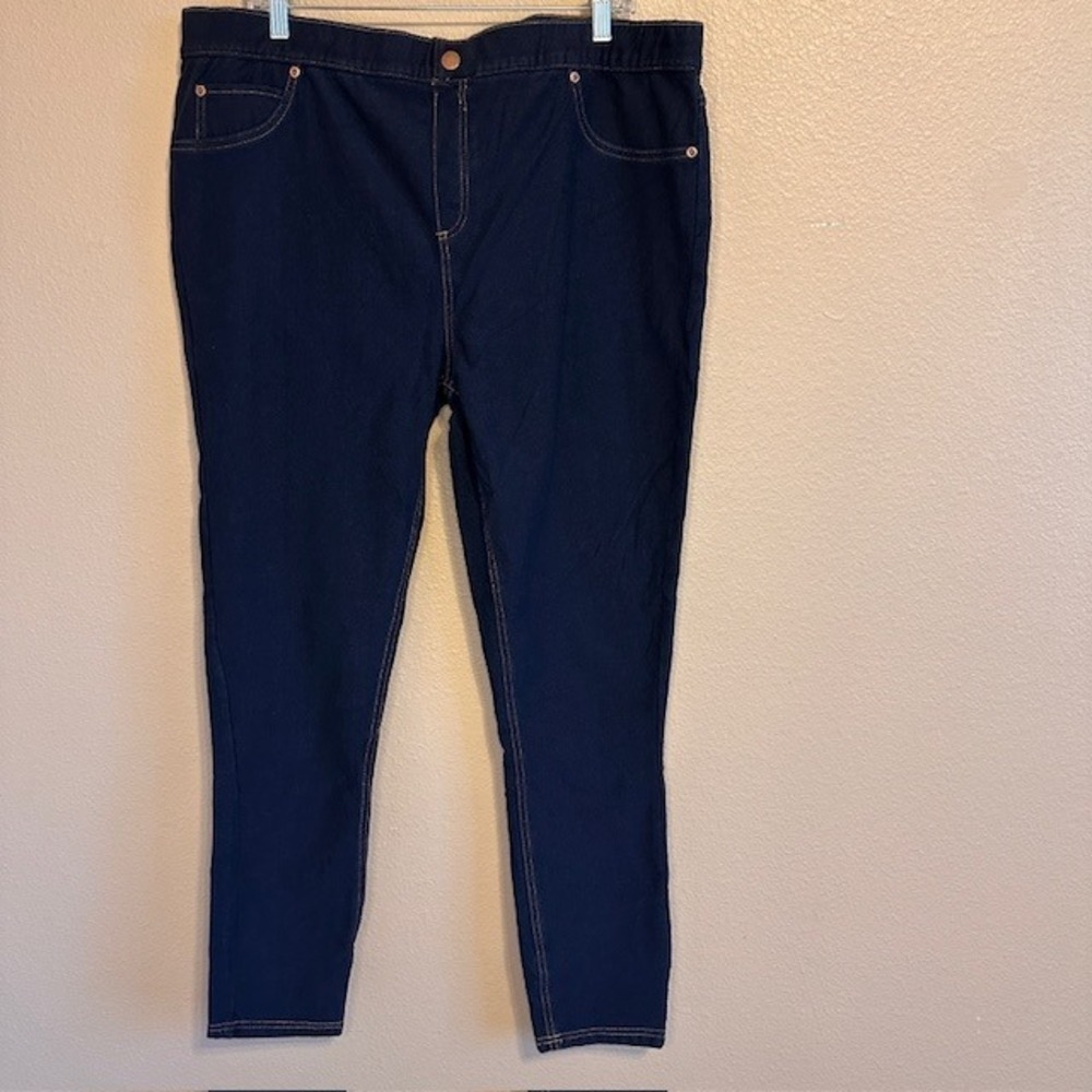 NWT Adventuridge Women's Ladies Fleece Lined Pull on Jean Jeggings XL 16-18